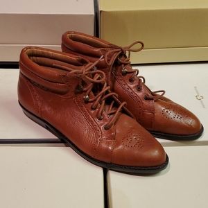 Vintage Liz Claiborne Leather Ankle Booties 5.5